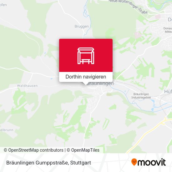 Bräunlingen Gumppstraße Karte