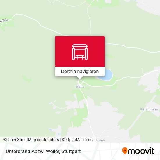 Unterbränd Abzw. Weiler Karte