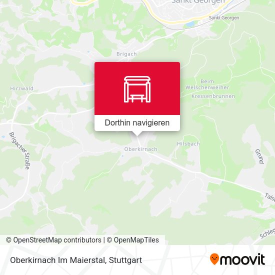 Oberkirnach Im Maierstal Karte