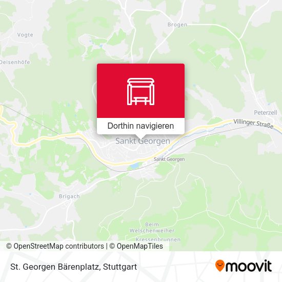 St. Georgen Bärenplatz Karte