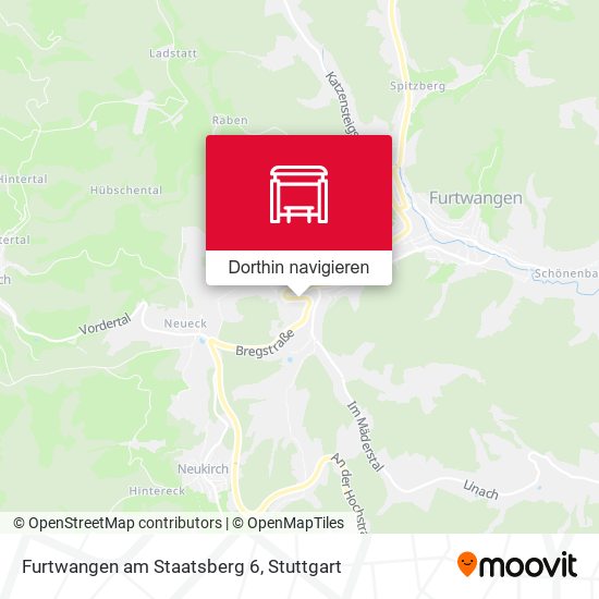 Furtwangen am Staatsberg 6 Karte