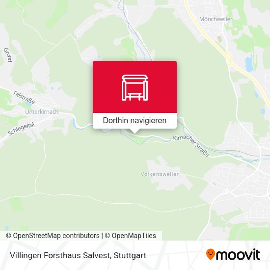 Villingen Forsthaus Salvest Karte