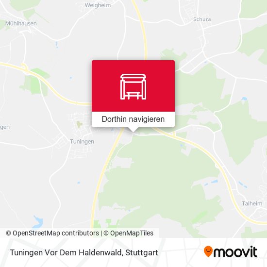 Tuningen Vor Dem Haldenwald Karte