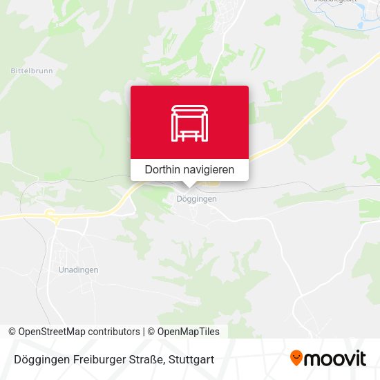 Döggingen Freiburger Straße Karte