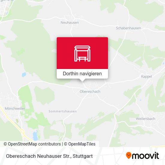 Obereschach Neuhauser Str. Karte