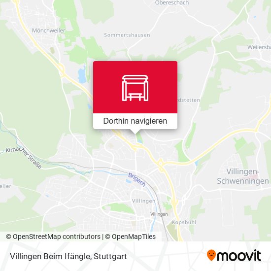 Villingen Beim Ifängle Karte