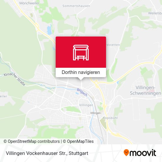 Villingen Vockenhauser Str. Karte