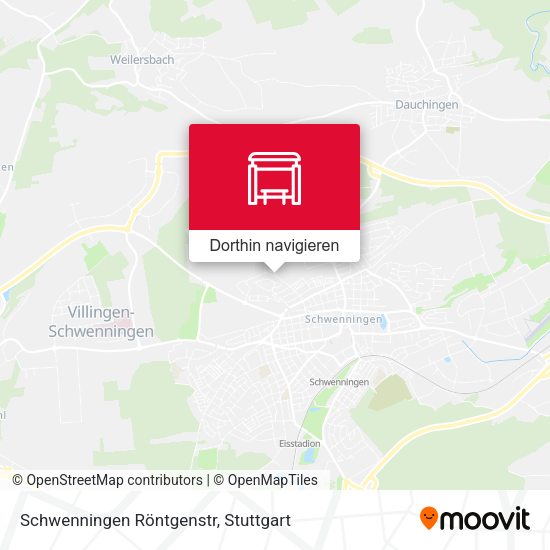 Schwenningen Röntgenstr Karte
