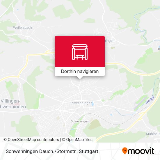 Schwenningen Dauch./Stormstr. Karte