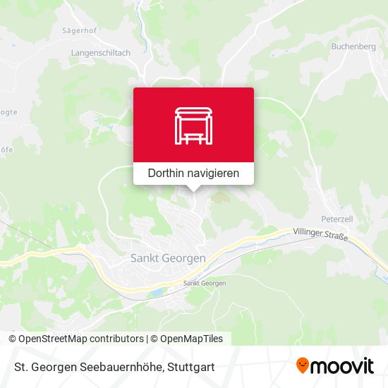 St. Georgen Seebauernhöhe Karte