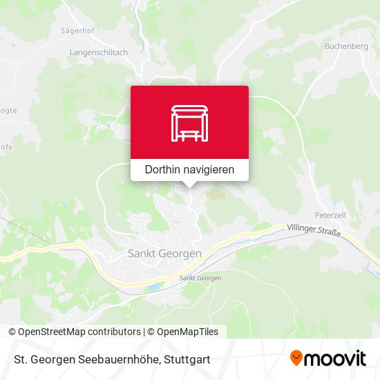 St. Georgen Seebauernhöhe Karte