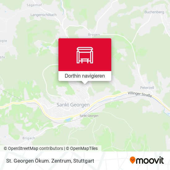 St. Georgen Ökum. Zentrum Karte