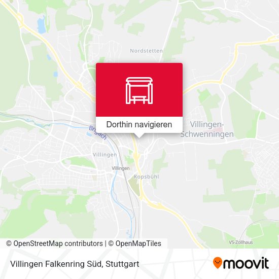 Villingen Falkenring Süd Karte