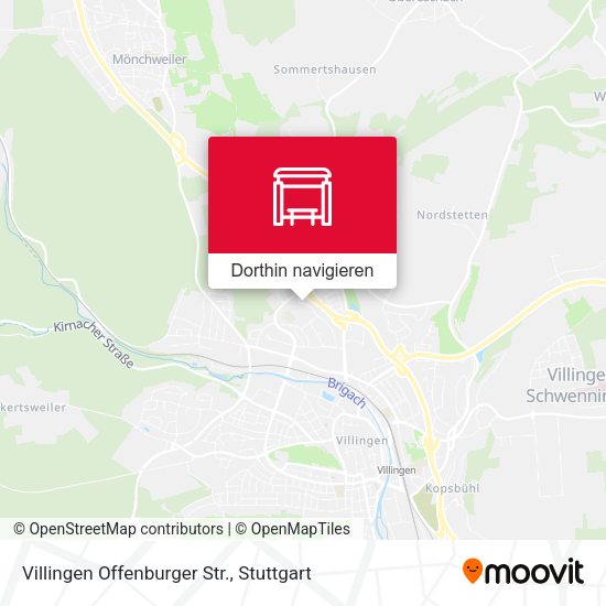 Villingen Offenburger Str. Karte