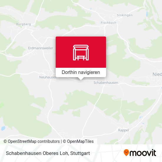 Schabenhausen Oberes Loh Karte