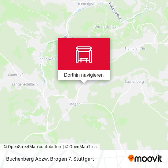 Buchenberg Abzw. Brogen 7 Karte