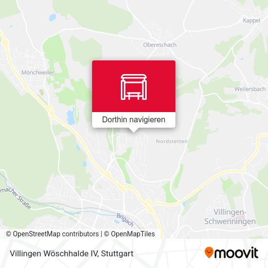 Villingen Wöschhalde IV Karte