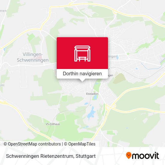 Schwenningen Rietenzentrum Karte