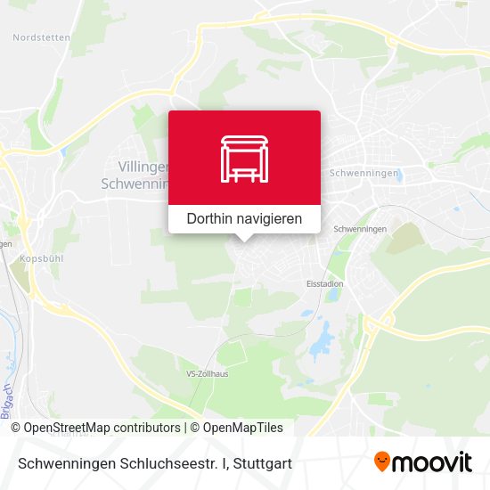 Schwenningen Schluchseestr. I Karte