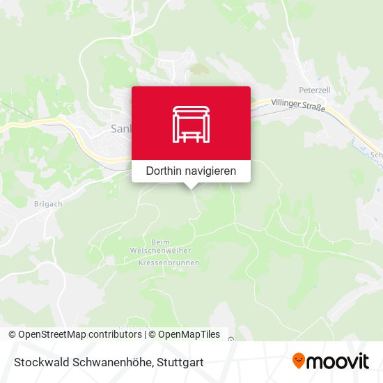 Stockwald Schwanenhöhe Karte