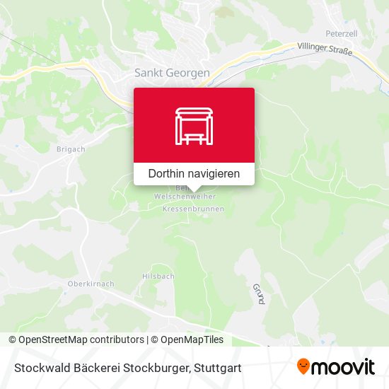Stockwald Bäckerei Stockburger Karte