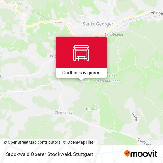 Stockwald Oberer Stockwald Karte