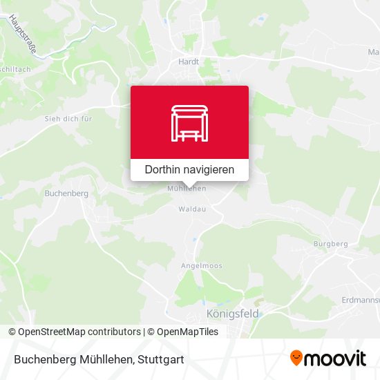 Buchenberg Mühllehen Karte