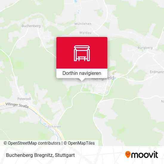 Buchenberg Bregnitz Karte