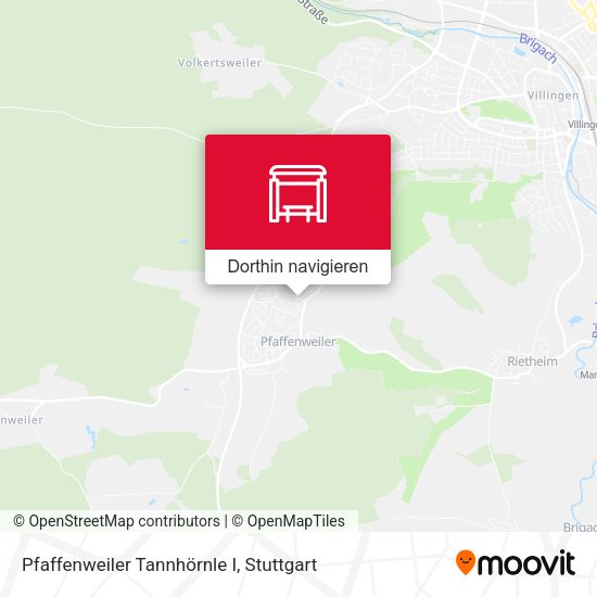 Pfaffenweiler Tannhörnle I Karte