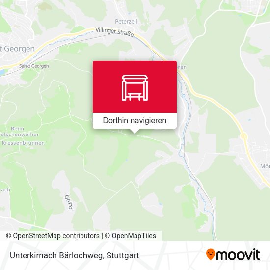 Unterkirnach Bärlochweg Karte