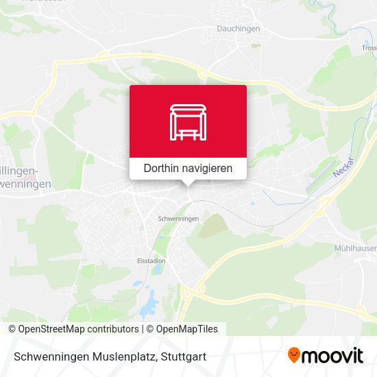 Schwenningen Muslenplatz Karte