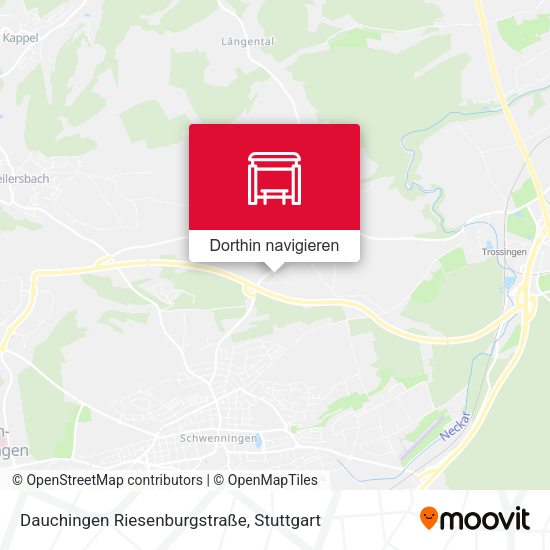 Dauchingen Riesenburgstraße Karte