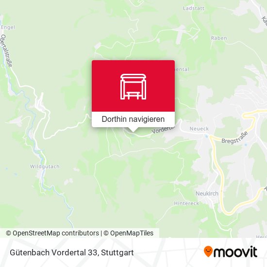 Gütenbach Vordertal 33 Karte