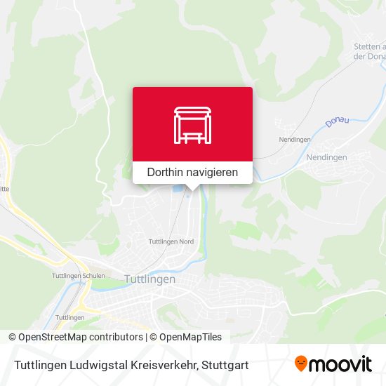 Tuttlingen Ludwigstal Kreisverkehr Karte