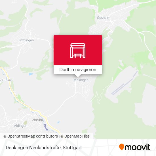 Denkingen Neulandstraße Karte