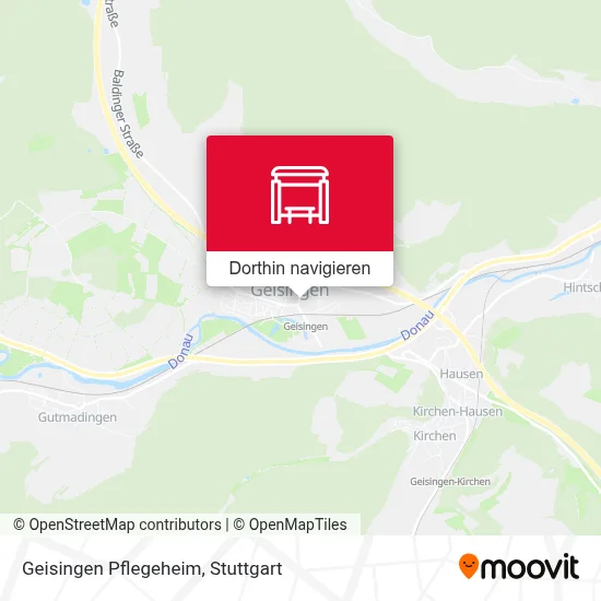 Geisingen Pflegeheim Karte