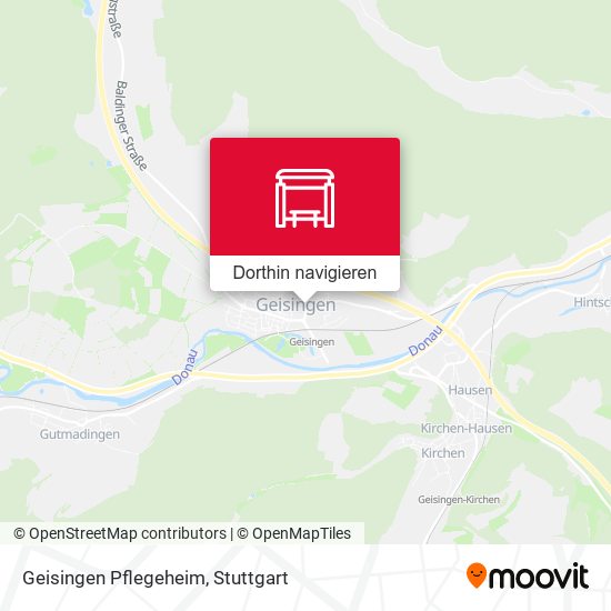 Geisingen Pflegeheim Karte