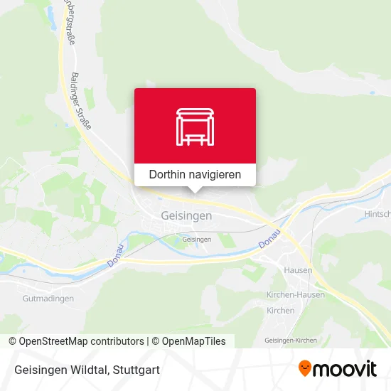 Geisingen Wildtal Karte