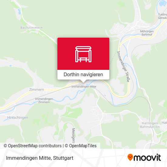 Immendingen Mitte Karte