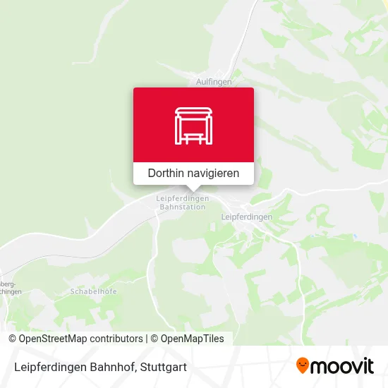Leipferdingen Bahnhof Karte
