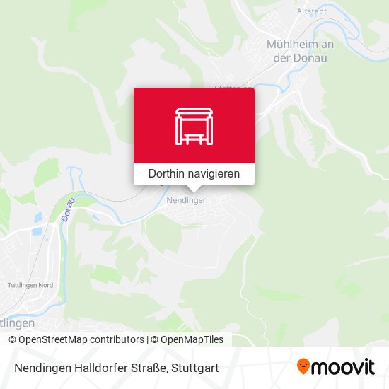 Nendingen Halldorfer Straße Karte