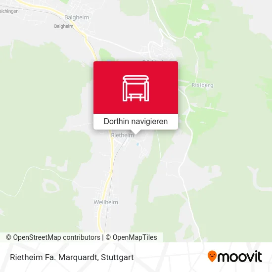 Rietheim Fa. Marquardt Karte