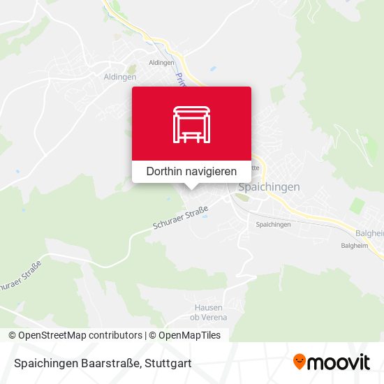 Spaichingen Baarstraße Karte