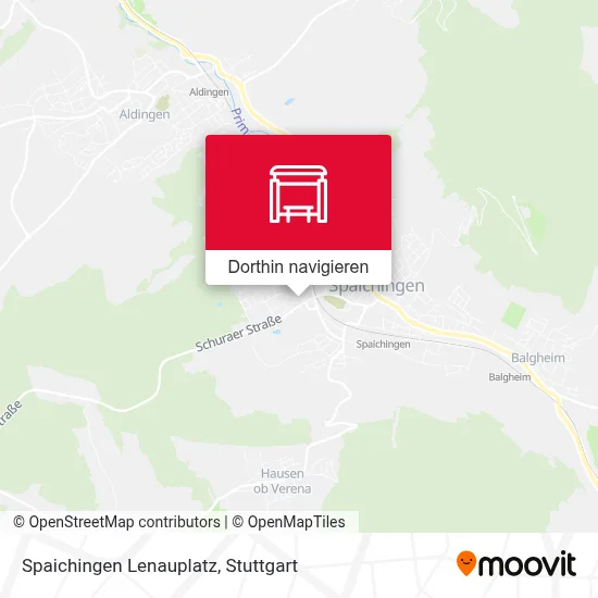 Spaichingen Lenauplatz Karte