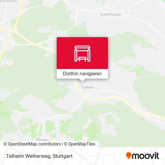 Talheim Weiherweg Karte
