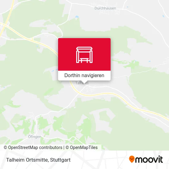 Talheim Ortsmitte Karte