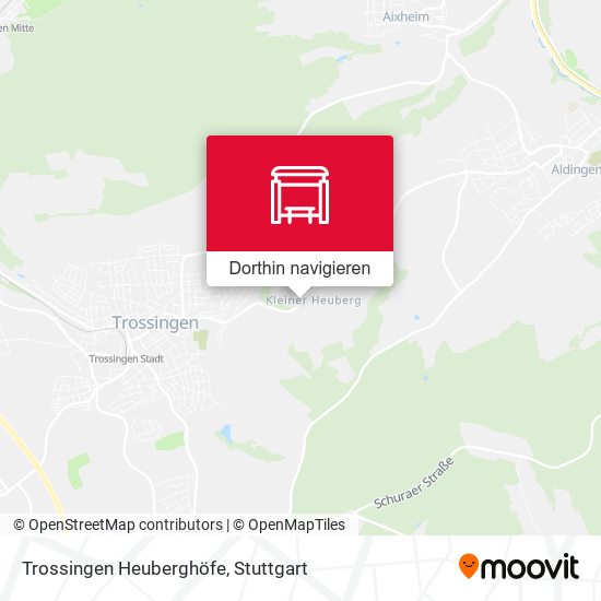 Trossingen Heuberghöfe Karte