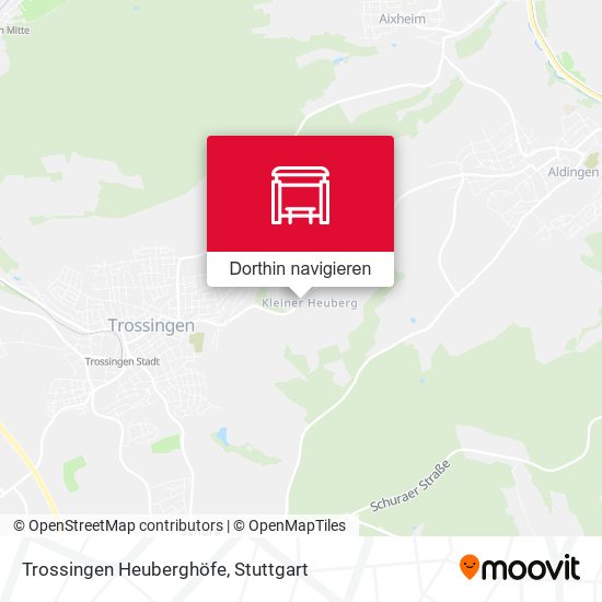 Trossingen Heuberghöfe Karte