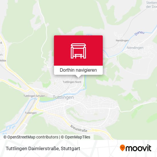 Tuttlingen Daimlerstraße Karte