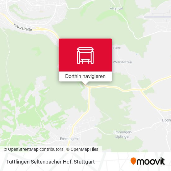 Tuttlingen Seltenbacher Hof Karte